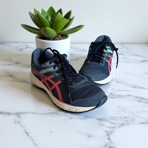 ASICS Women's Gel Contend 6  Blue Lace-up Running Shoes Size 6.5‎ F920220